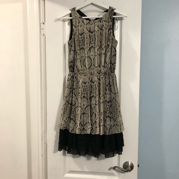 ☀️Jessica Simpson Ruffle Snakeskin Dress - Picture 2 of 4